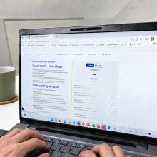 Screen showing the Physiotherapy Value Calculator
